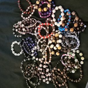 100 Plus Bracelets/Bead Strands and Loose Beads